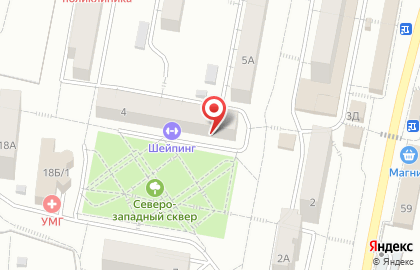 Продуктовый магазин Забота в Челябинске на карте