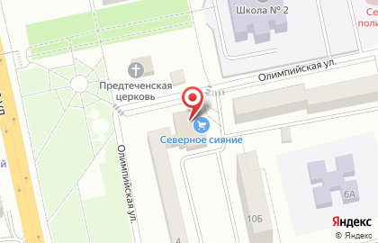Аптечный пункт на Олимпийской улице на карте