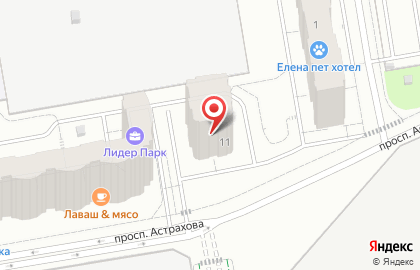Студия красоты Астра на карте