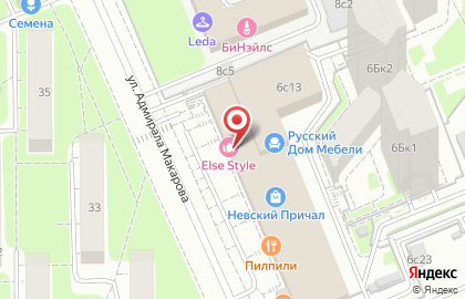 Супермаркет Атак в Москве на карте