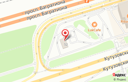 Автомойка Газпромнефть на Кутузовском проспекте на карте