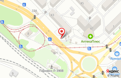 Киоск фруктов и овощей на Транспортной улице на карте
