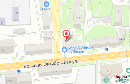 Юридическая фирма Правовой советник на Большой Октябрьской улице на карте