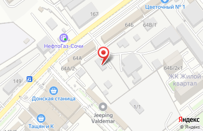 Строительная компания ЭкоДом в Лазаревском районе на карте