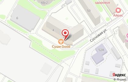 АВС+ на Сосновой улице на карте