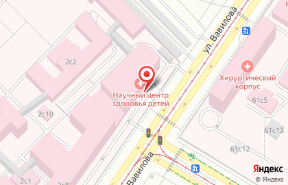 Первый Московский государственный медицинский университет им. И.М. Сеченова в Гагаринском районе на карте