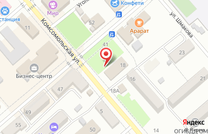 Мебельный магазин в Южно-Сахалинске на карте