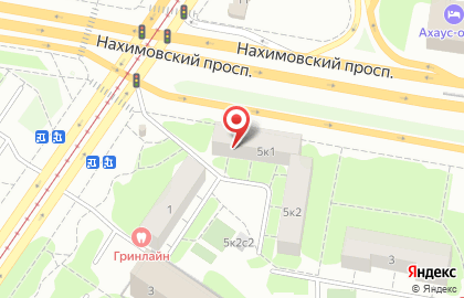 Компания Мскстройинвест на Нахимовском проспекте на карте