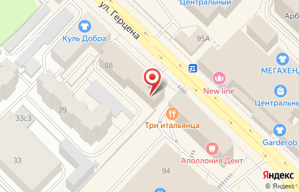 Парикмахерская в Тюмени на карте
