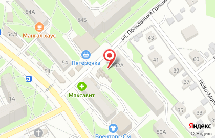 Киоск по продаже фруктов и овощей на улице Лавочкина на карте