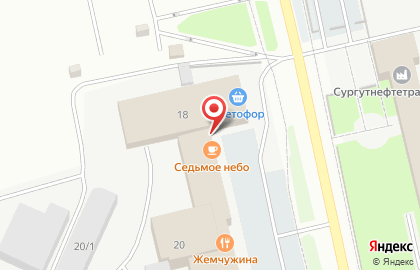 Сауна Седьмое небо в Ханты-Мансийске на карте