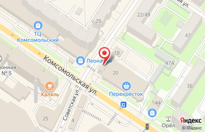 Pizza 24 на Советской площади на карте