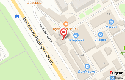 Продуктовый магазин в Санкт-Петербурге на карте