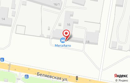 Автомагазин МегаАвто на карте