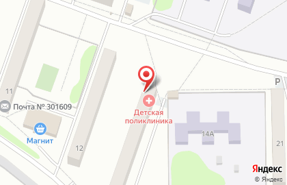 Детская поликлиника №2 Узловская районная больница на карте