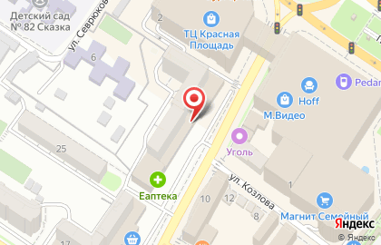 Магазин Империя роз на Кутузовской улице на карте