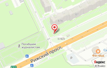 Колобок, мини-пекарня на Рижском проспекте на карте