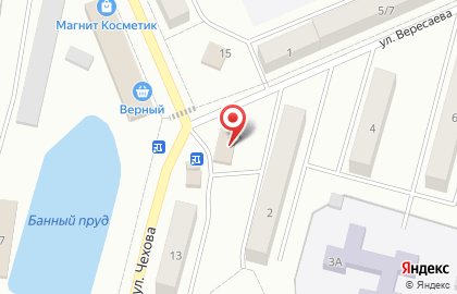 Алексинская аптека на улице Вересаева на карте