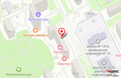 Продуктовый магазин в Москве на карте