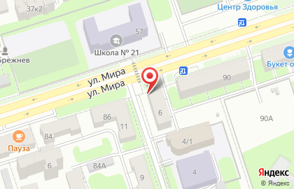 Магазин разливного пива Beerhall на улице Мира на карте