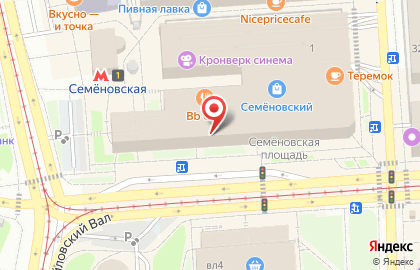 Салон Ювелирцентр на Семёновской набережной на карте