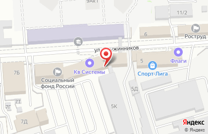 Компания Патриот в Коминтерновском районе на карте