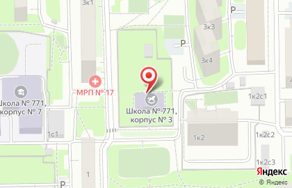 Школа №771 с дошкольным отделением в Дмитровском районе на карте