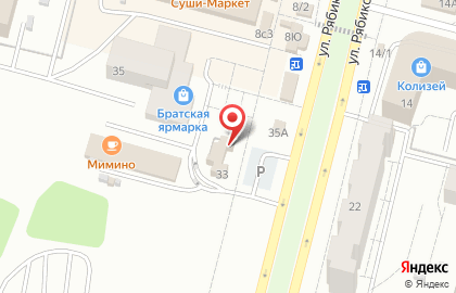 Магазин Зоомир в Центральном районе на карте
