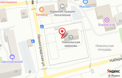 Храм Святителя Николая Чудотворца на улице Ленинградской на карте