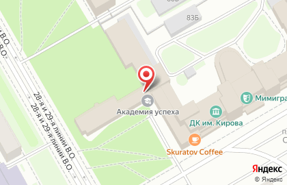 Спортивный клуб по тхэквондо Звезда Невы в Василеостровском районе на карте
