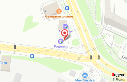АЗС Родники в Калининском районе на карте