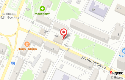 Банкомат Московский Индустриальный Банк, филиал в г. Брянске на улице Дзержинского на карте