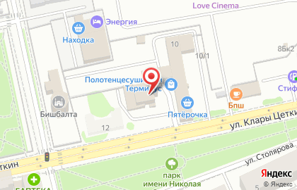 Сауна Жара на улице Жуковка на карте