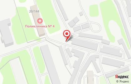 Гаражный кооператив Спутник на улице Гастелло на карте