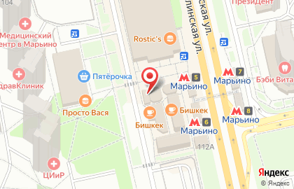 Магазин разливного пива в Москве на карте