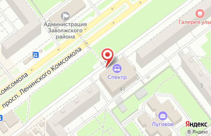 Мужская парикмахерская Статус на проспекте Ленинского Комсомола на карте