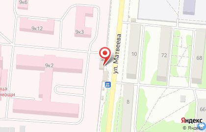 Продуктовый магазин На Здоровье в Советском районе на карте