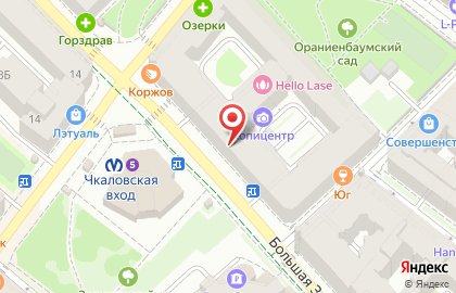 Салон продаж МТС в Петроградском районе на карте