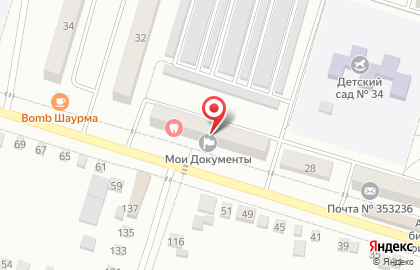 Агентство недвижимости на улице 50 лет Октября на карте