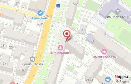 Салон красоты Манхэттэн в Смоленском переулке на карте