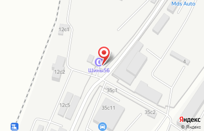 Центр продаж шин Shini56 в Егорьевском проезде на карте