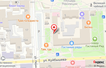 Пегас Туристик в Гостиных рядах на карте