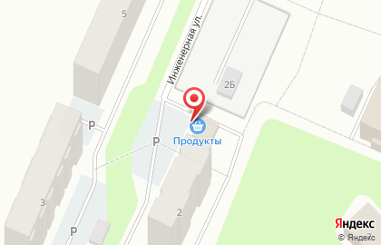 Магазин Олимп на Инженерной улице на карте