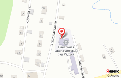 Начальная школа-детский сад Радуга на Центральной улице на карте