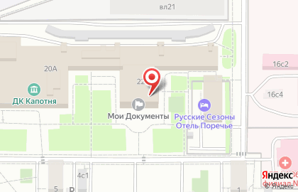 ЕИРЦ района Капотня на карте
