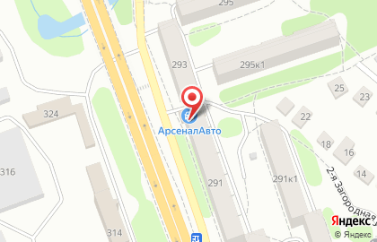 Автоцентр АрсеналАВТО на Московской улице на карте