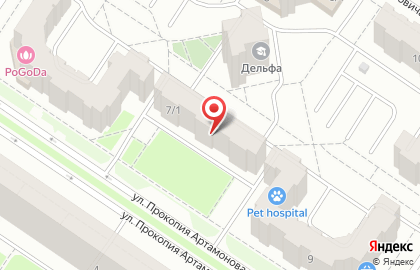 Интернет-магазин BasicDecor на улице Прокопия Артамонова на карте