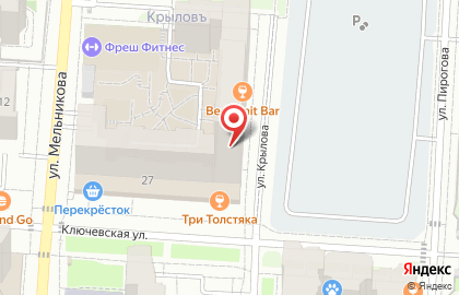 Перекресток на площади 1905 года на карте