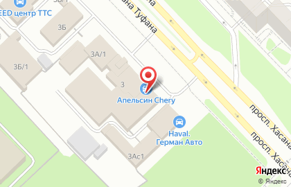 Страховой центр Альтернатива на проспекте Хасана Туфана на карте