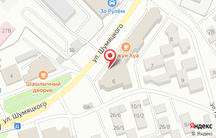 Торговая компания Витязь в Октябрьском районе на карте